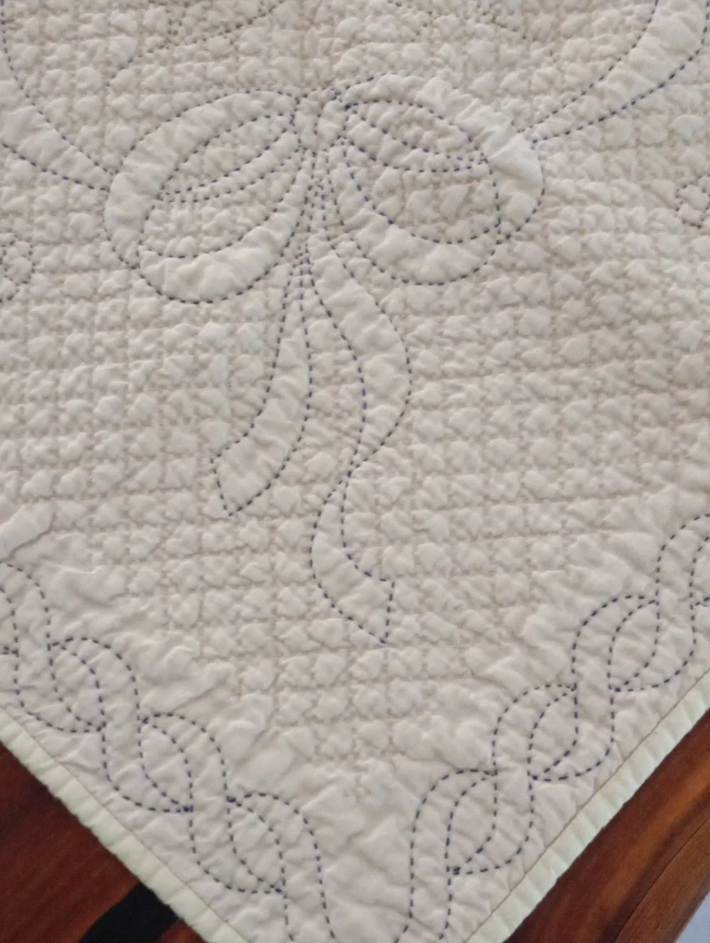 Handmade Hand-Embroidered Quilted Baby Blanket Lap Quilt - 34